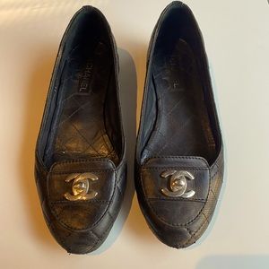 Chanel Quilted Ballet Flats. Size 6.5